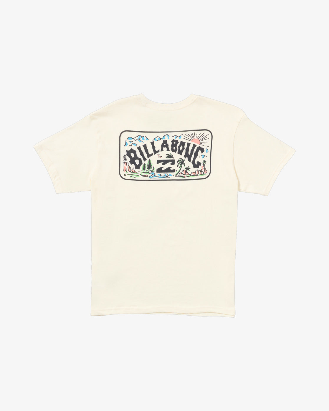 Billabong Mens Scenic Arch T-Shirt - Off White