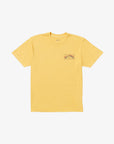 Billabong Mens Original Arch Premium T-Shirt - Vintage Gold