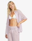 Billabong Womens Largo Beach Overshirt - Amethyst Smoke