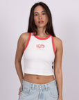 Rusty Womens Snake Eyes Tank Top - Paradise