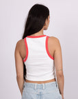 Rusty Womens Snake Eyes Tank Top - Paradise