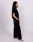 Rusty Womens Margot Jumpsuit - Black