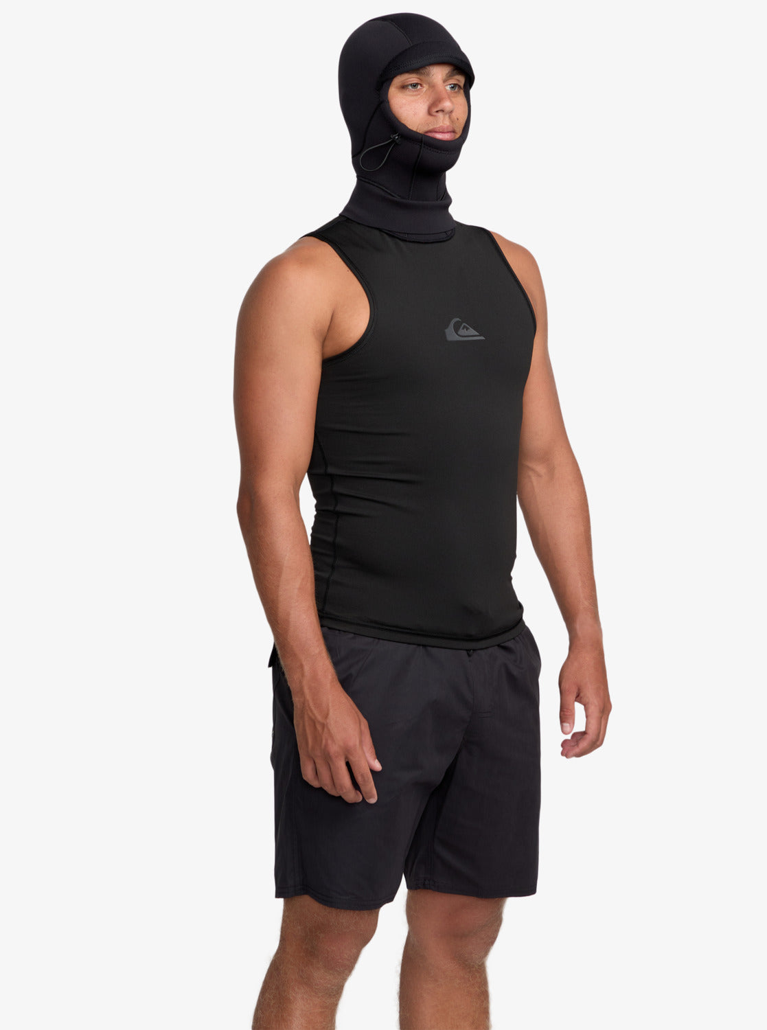 Quiksilver Mens Marathon Sessions 1mm Neoprene Hooded Vest - Black