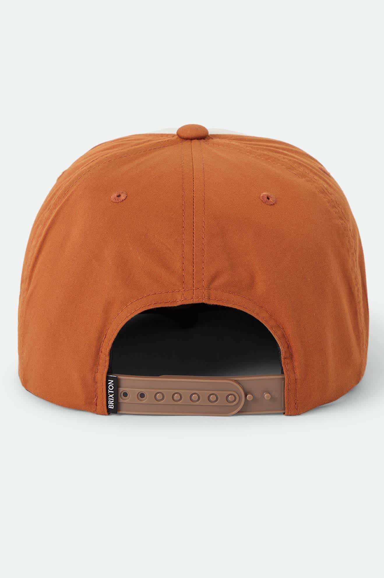 Brixton Grade Snapback Hat - Whitecap/Caramel