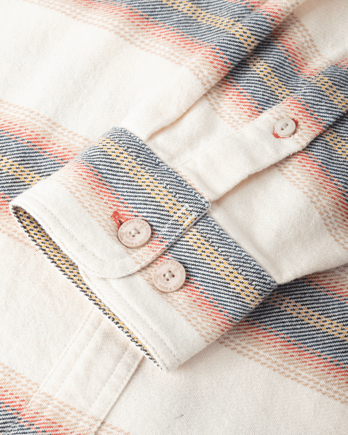 Dark Seas Summit Woven Long Sleeve Shirt - Off White