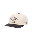 Dark Seas Tridents Nylon Hat - One Size - White/Black