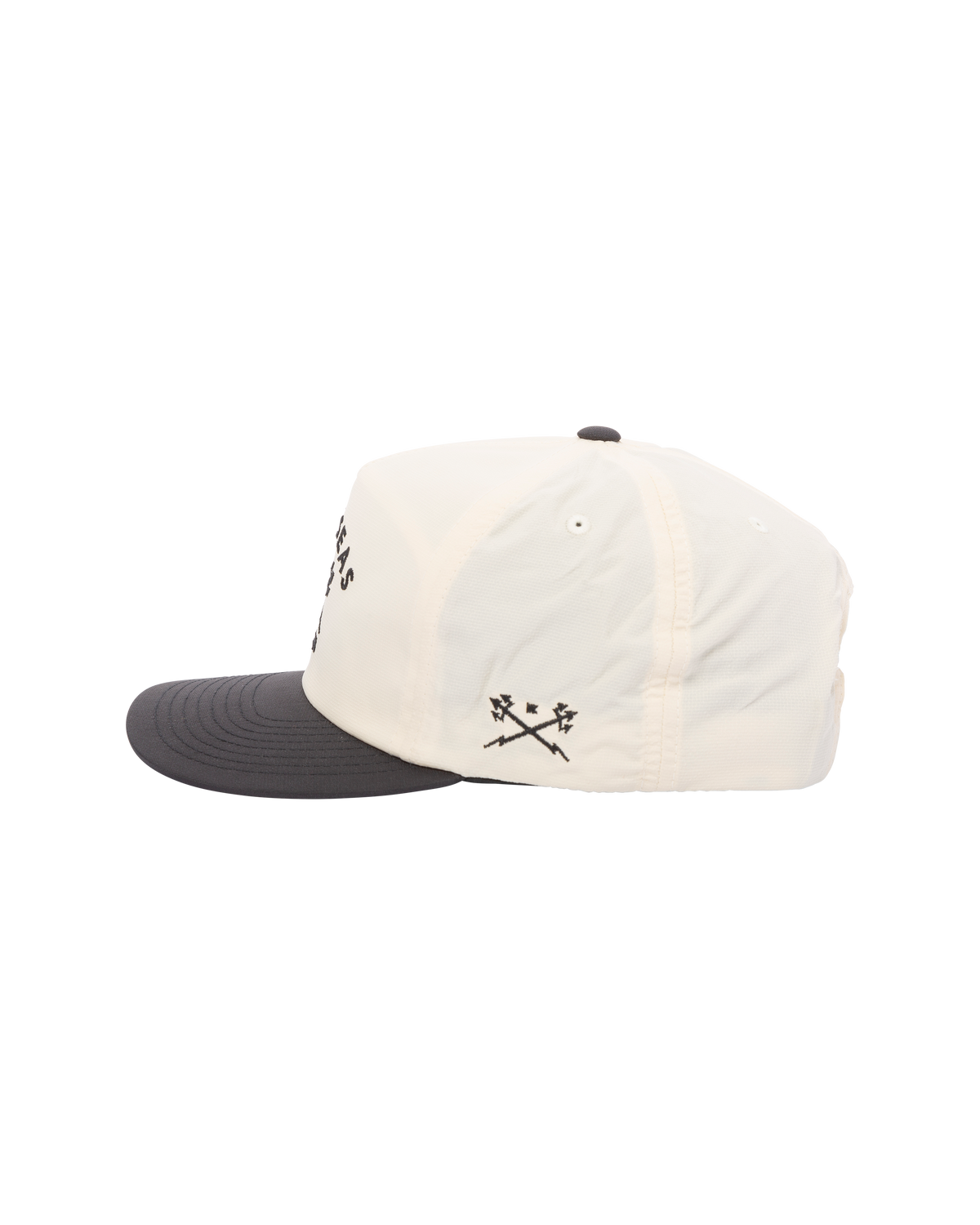 Dark Seas Tridents Nylon Hat - One Size - White/Black