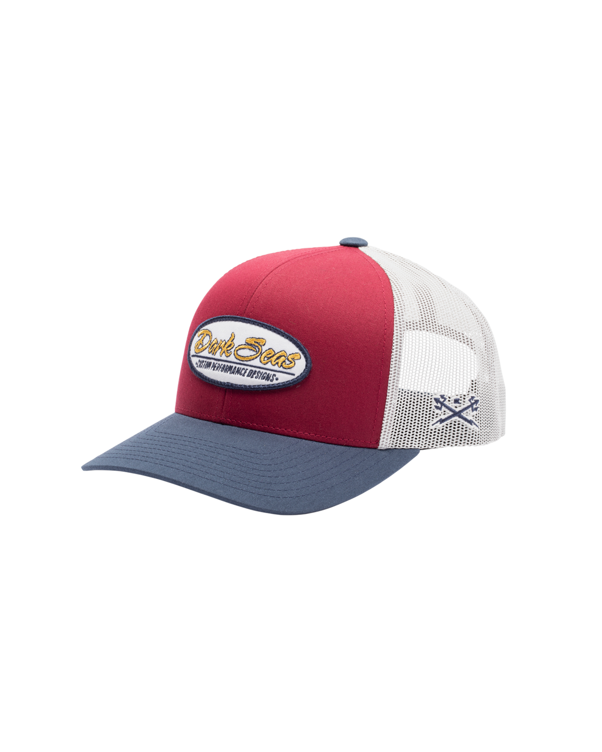 Dark Seas Laguna Hat - One Size - Burgundy/Navy