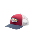 Dark Seas Laguna Hat - One Size - Burgundy/Navy