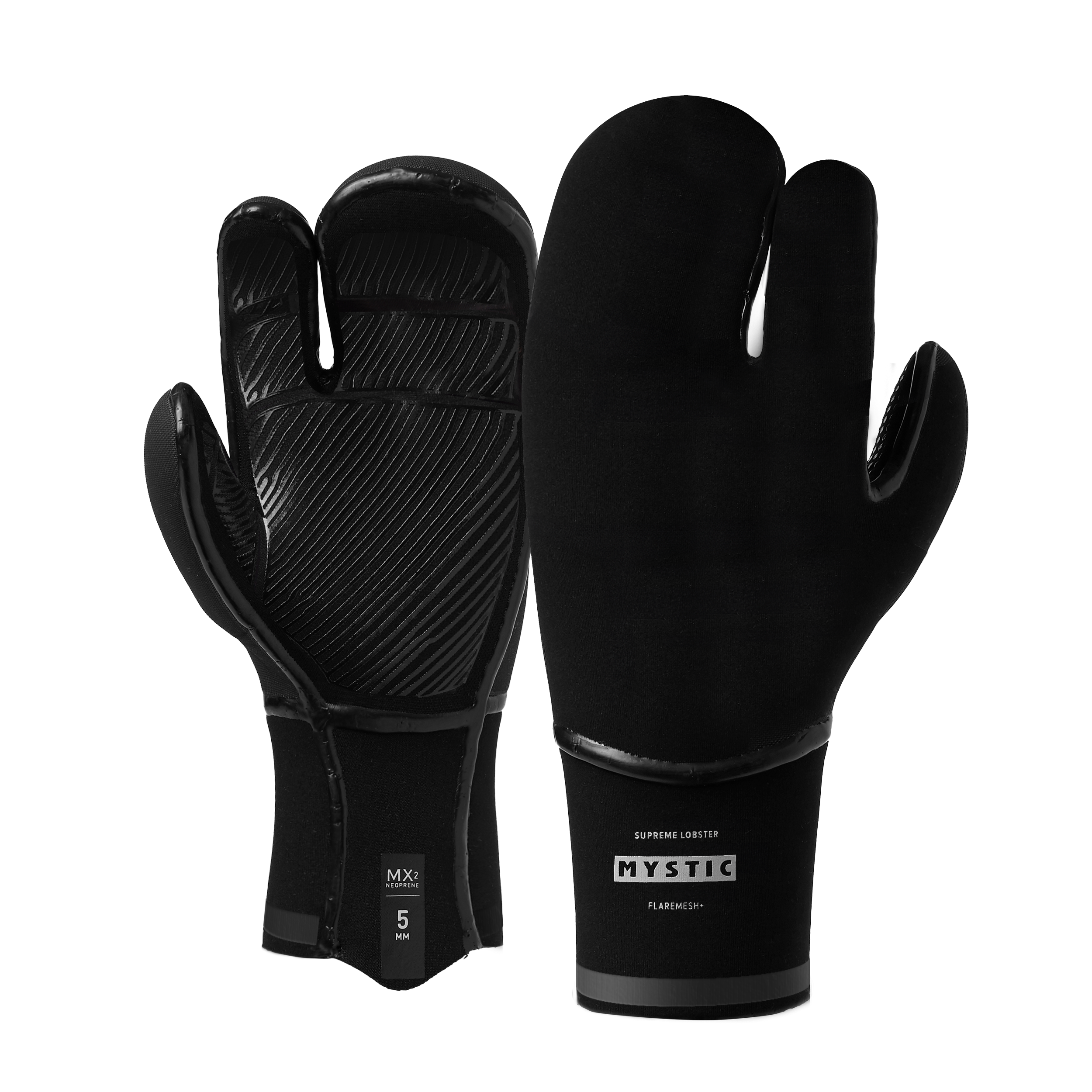 Mystic Watersports Supreme Lobster 5mm Glove - Black