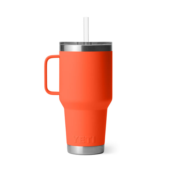 Yeti Rambler 35oz (994 ml) Straw Mug - Papaya - ManGo Surfing