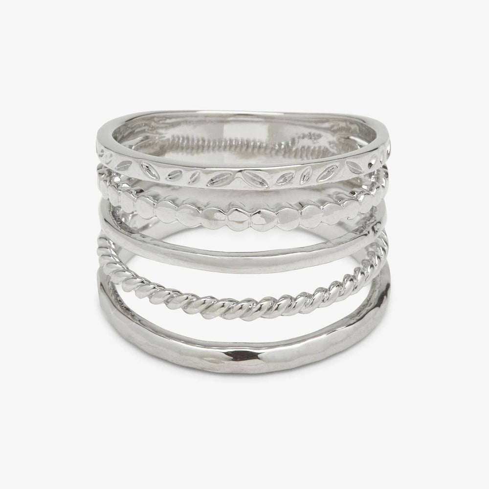 Pura Vida 5 in 1 Ring - Silver - ManGo Surfing