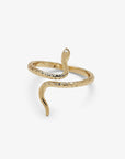 Pura Vida Snake Ring - Gold - ManGo Surfing