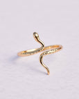 Pura Vida Snake Ring - Gold - ManGo Surfing