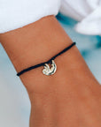 Save the Sloths Charm Bracelet - Black - ManGo Surfing