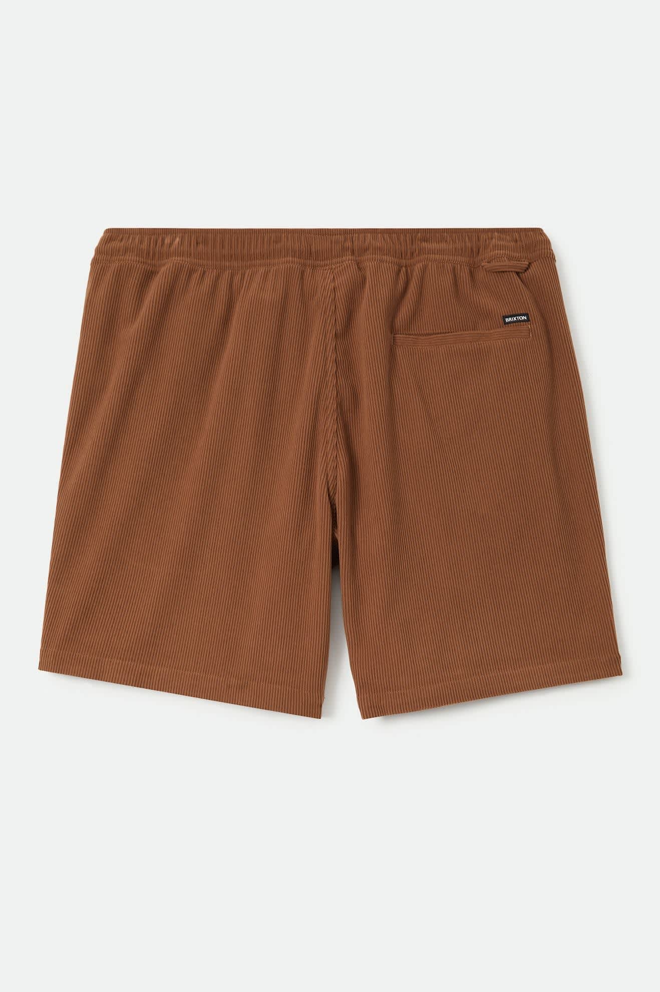 Brixton Everyday Corduroy Shorts - Tobacco Brown