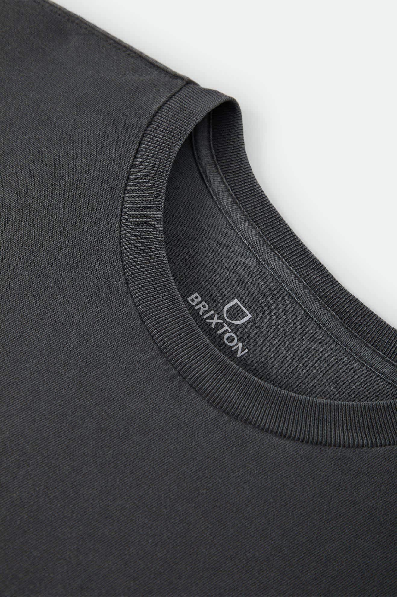 Brixton Rockton Standard T-Shirt - Black Worn Wash