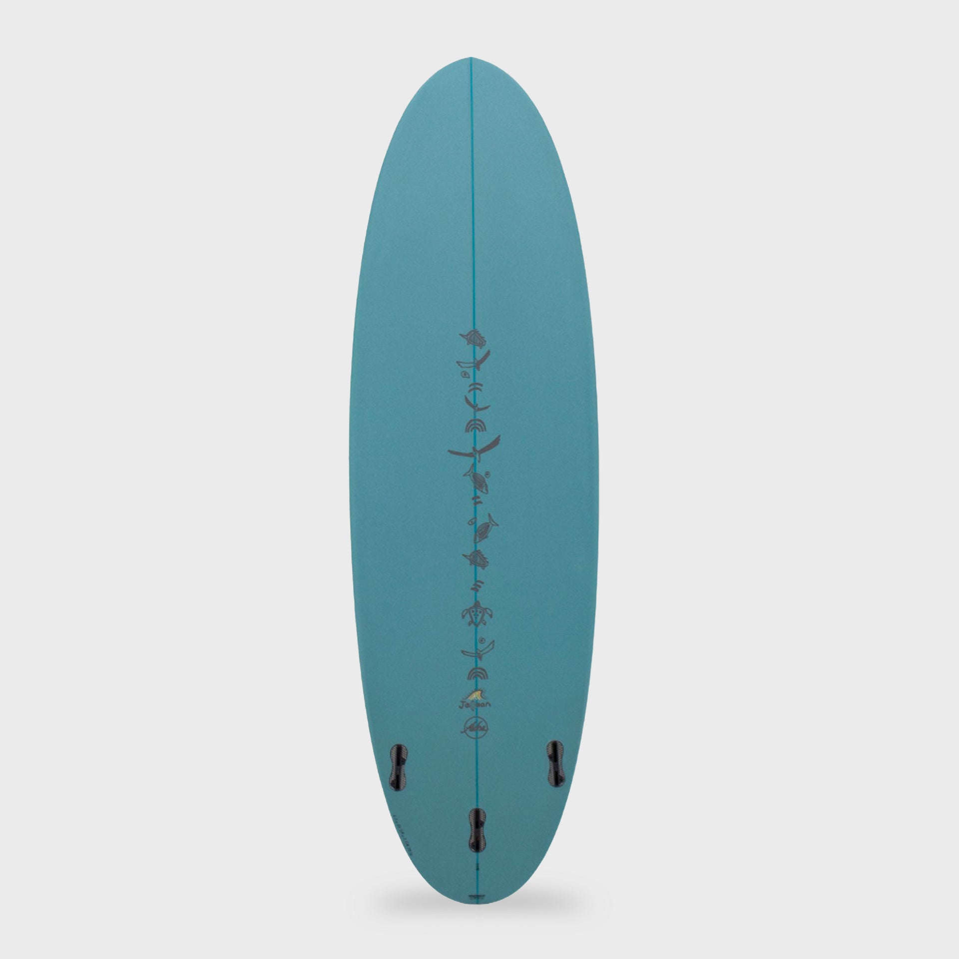 6'0 Aloha X Jalaan Peanut 3F(FCSII) Surfboard - Spray PU - Aqua - ManGo Surfing