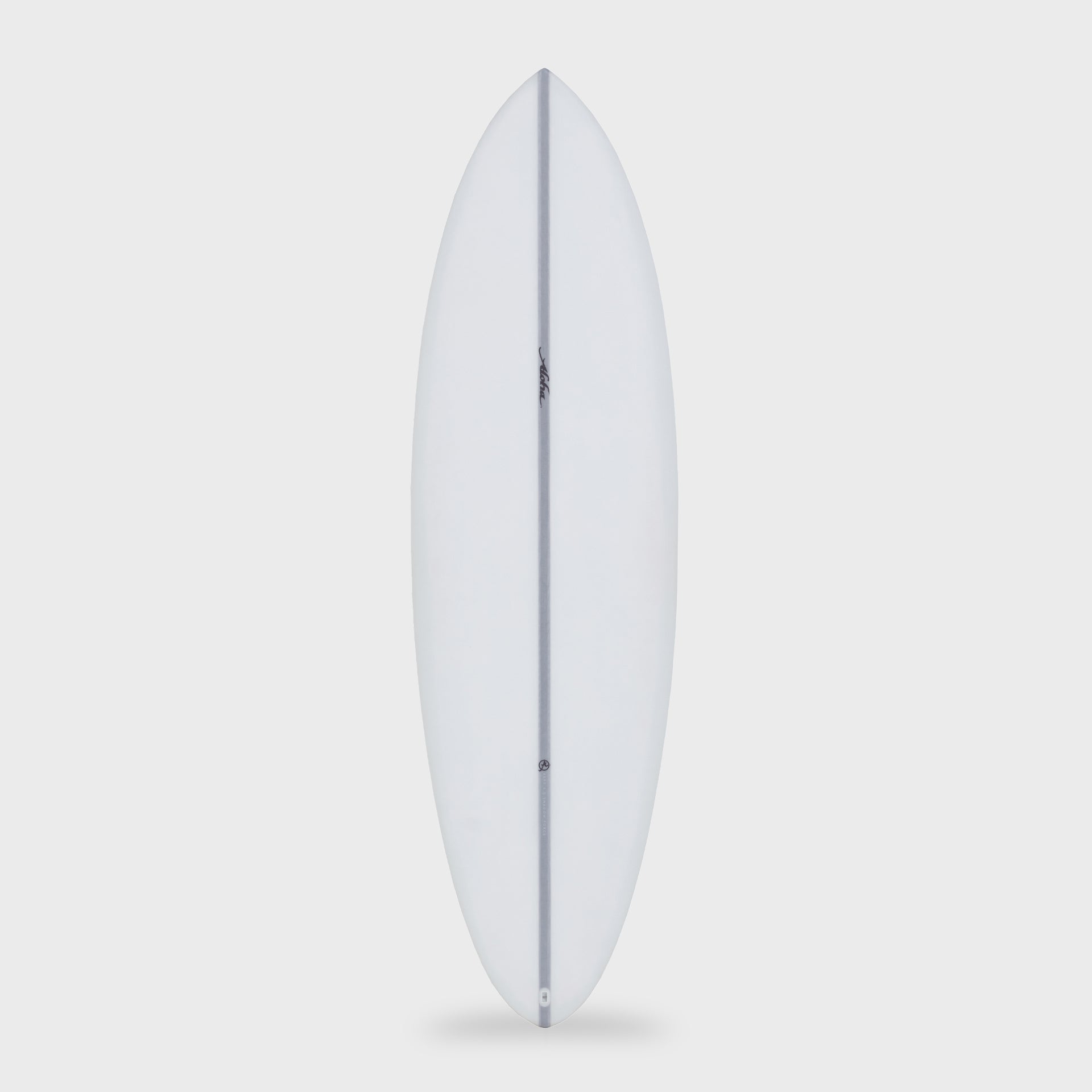 6'3 Aloha Skipper 5F (Future) Surfboard - Shadow Force - Clear/Metal Stringer - ManGo Surfing