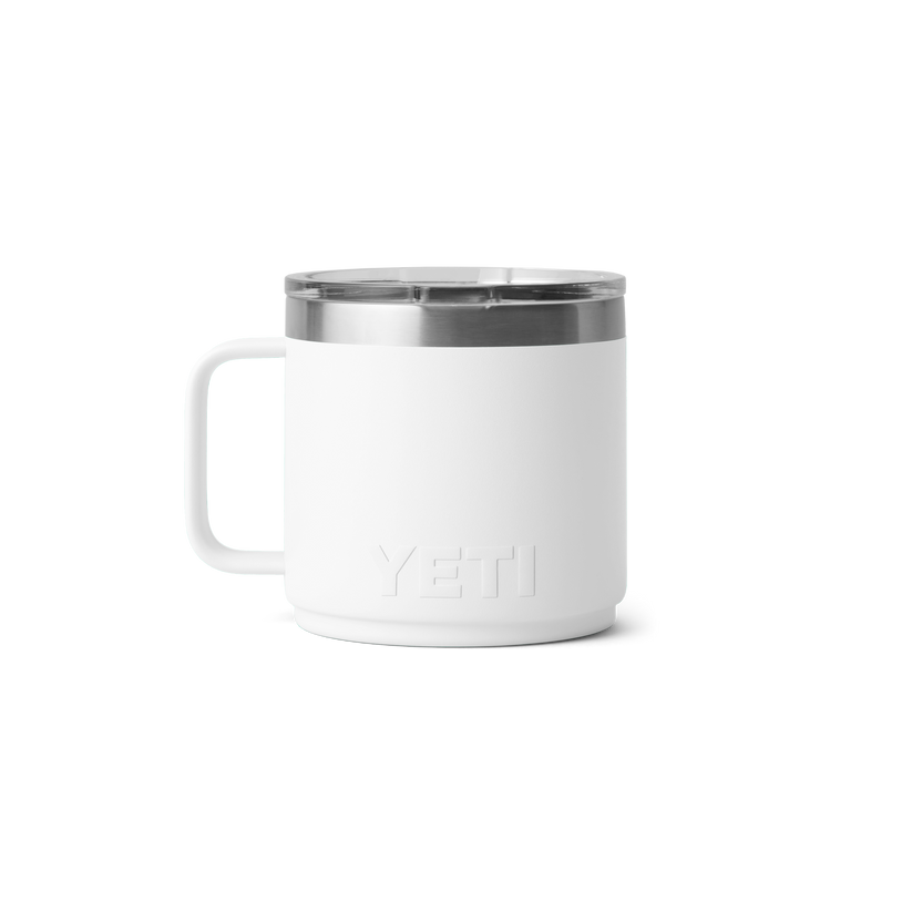 Yeti Rambler 14oz (414 ml) Stackable Mug With DuraSip™ Ceramic Lining - White