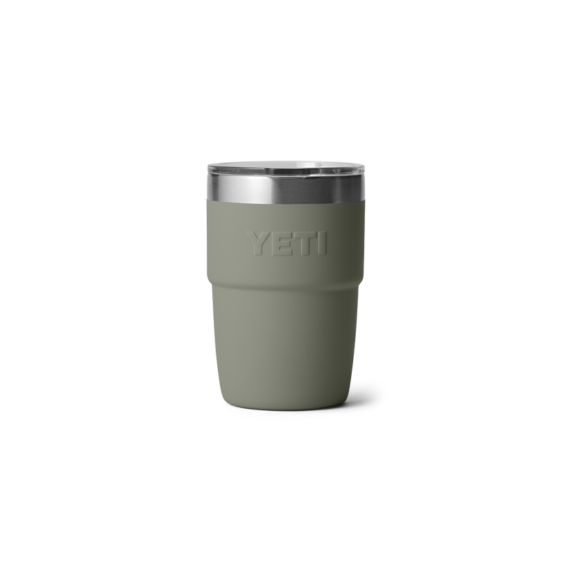 Yeti Rambler 8oz (237 ml) Stackable Cup With DuraSip™ Ceramic Lining - Pampa Green