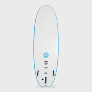 7'6 XL Surf School Surfboard - Screw Thru 3F - Aqua