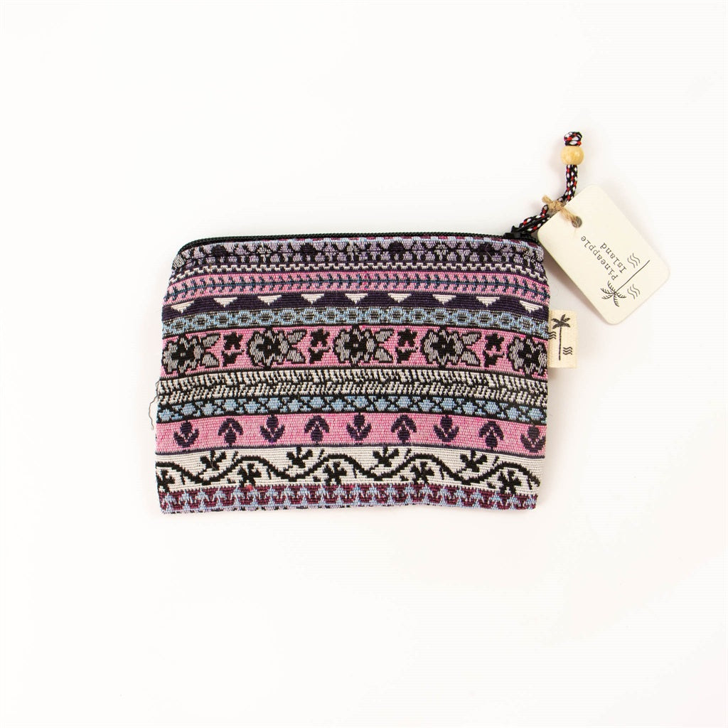 Pineapple Island Aztec Purse - Pink/Multi