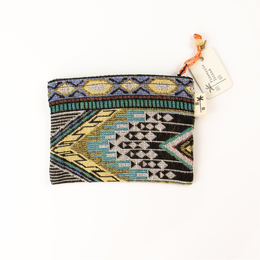 Pineapple Island Aztec Purse - Green/Multi