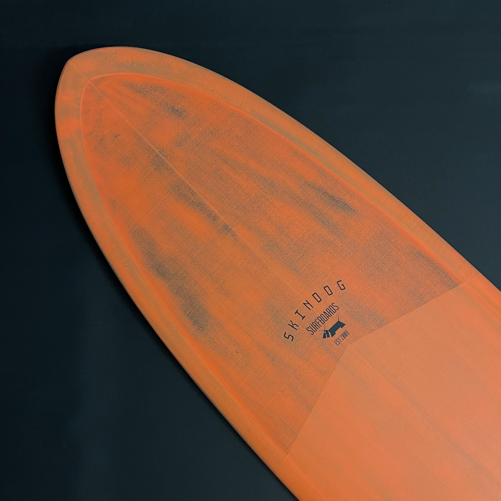 8&#39;0 Thunderbolt Carbon x Skindog Ova - Orange - ManGo Surfing
