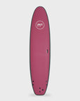 8'6 Surf School Super Soft - Screw Thru 3F -  Merlot - ManGo Surfing
