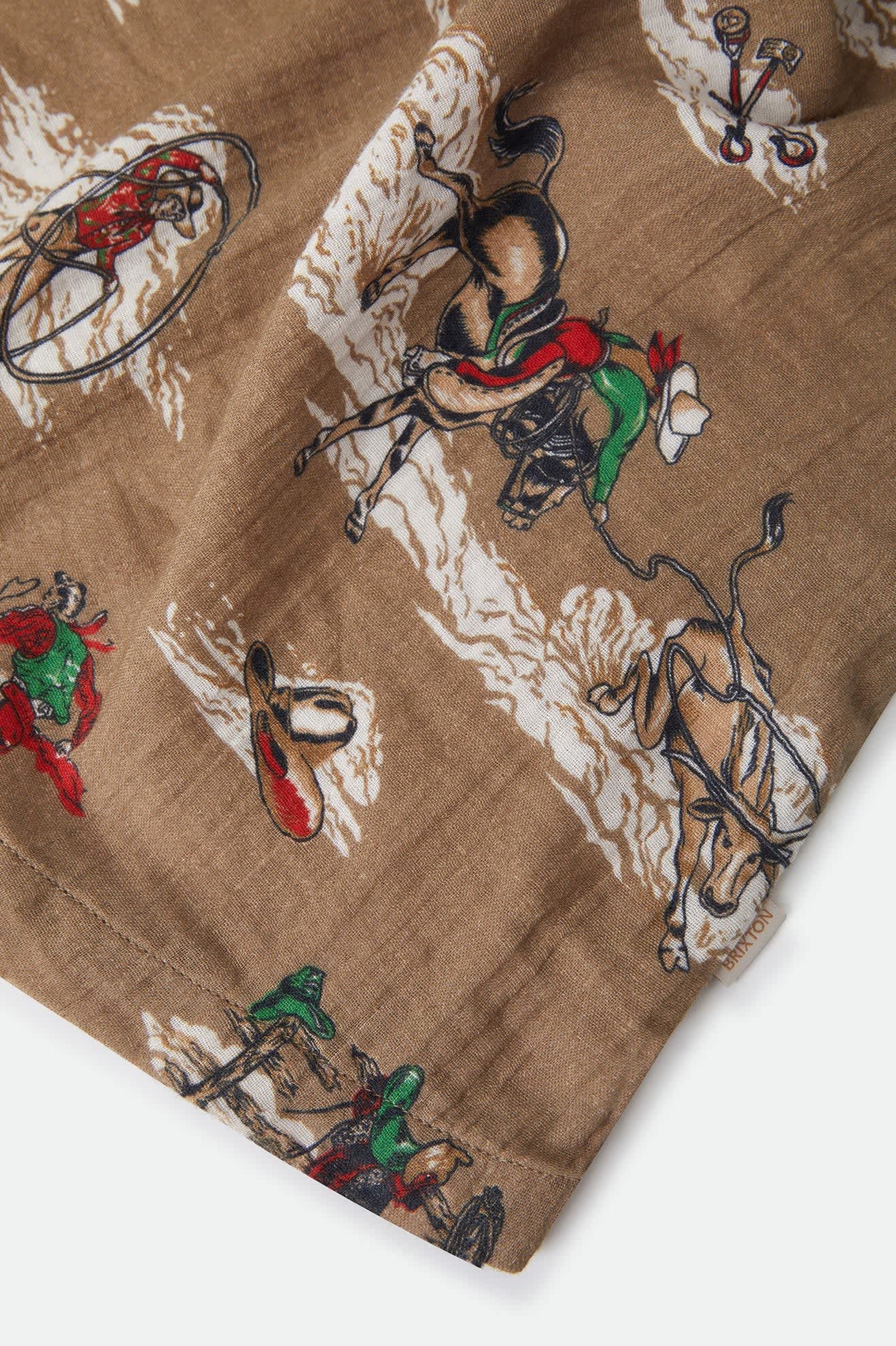 Brixton Womens The Tie Dress - Mid Century Cowboy Print