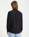 Volcom Mens Veeco Oxford Long Sleeve Shirt - Black