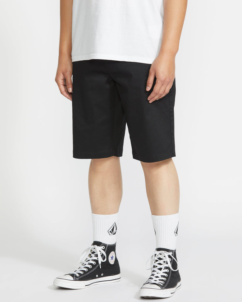 Volcom Mens Frickin Modern Stretch 21" Shorts - Black