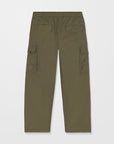 Volcom Mens Billow Tapered Elasticated Waist Cargo Trousers - Sage Leaf
