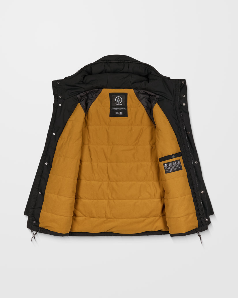 Volcom Mens Stoke Stone II 10K Jacket - Black - ManGo Surfing