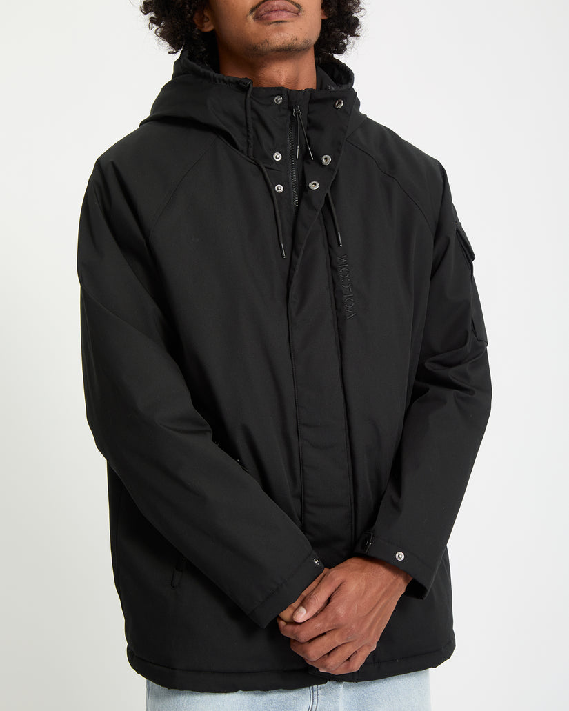 Volcom Mens Stoke Stone II 10K Jacket - Black - ManGo Surfing