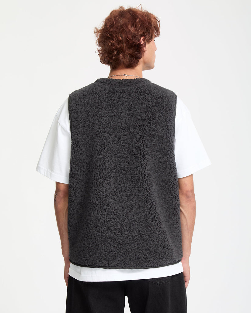 Volcom Mens Arch Stone Vest - Asphalt Black