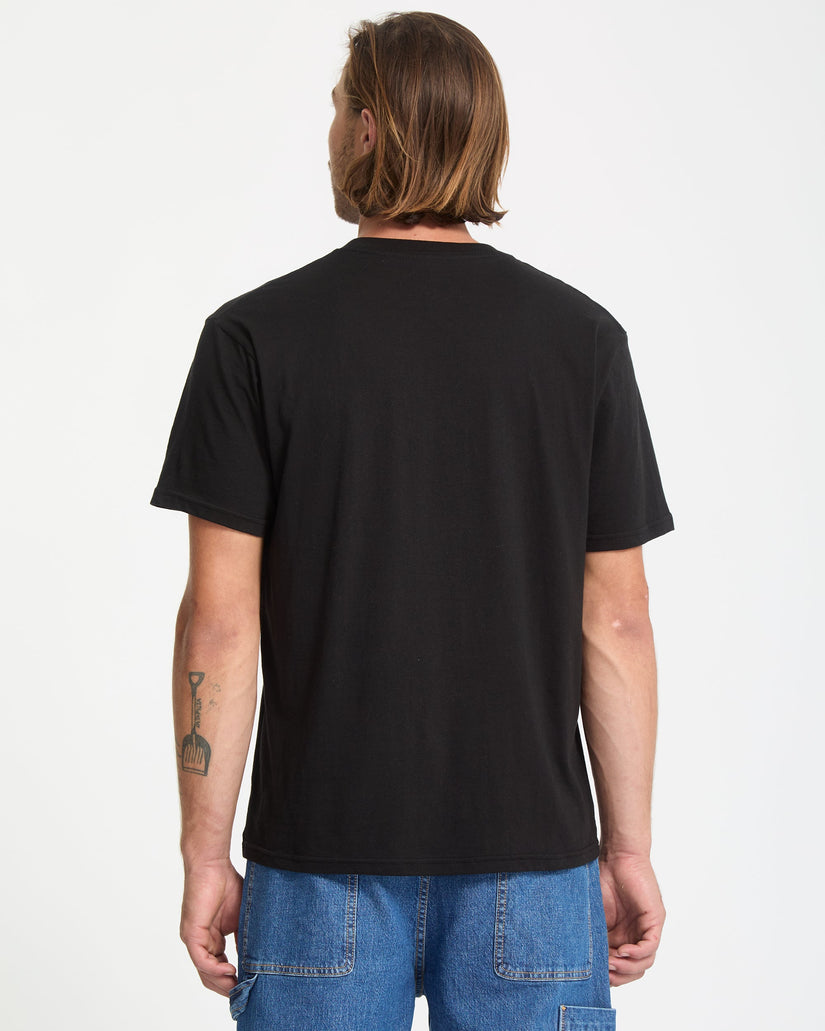 Volcom Mens Stone Blanks T-Shirt - Black