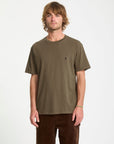Volcom Mens Stone Blanks T-Shirt - Sage Leaf