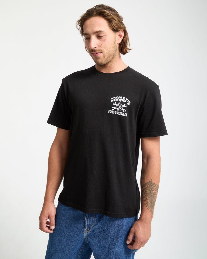 Volcom Mens Stoneys T-Shirt - Black