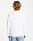 Volcom Mens Stone Blanks Long Sleeve T-Shirt - White