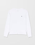 Volcom Mens Stone Blanks Long Sleeve T-Shirt - White