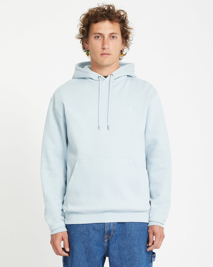 Volcom Mens Single Stone Hoodie - Carolina Blue - ManGo Surfing