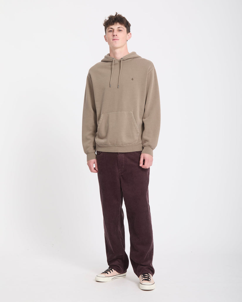 Volcom Mens Single Stone Hoodie - Earth
