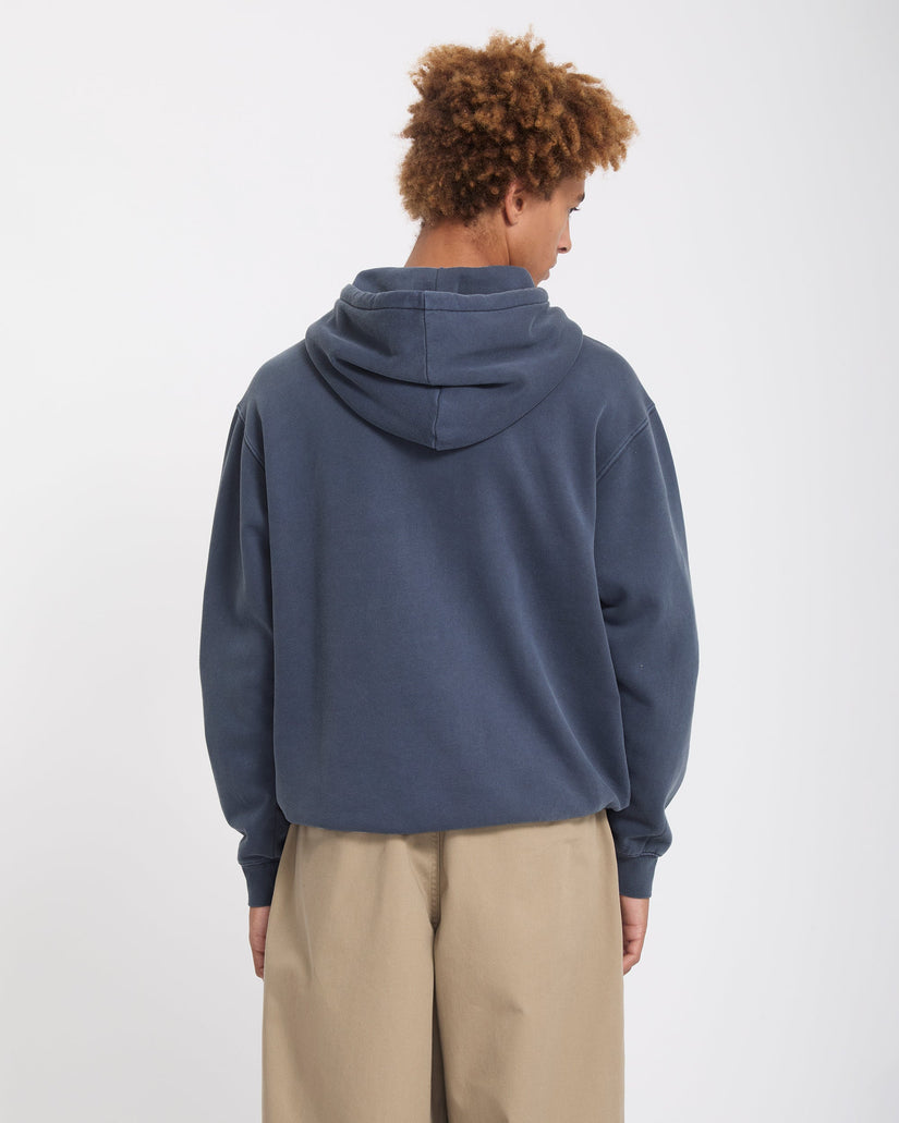 Volcom Mens Single Stone Hoodie - Storm Blue