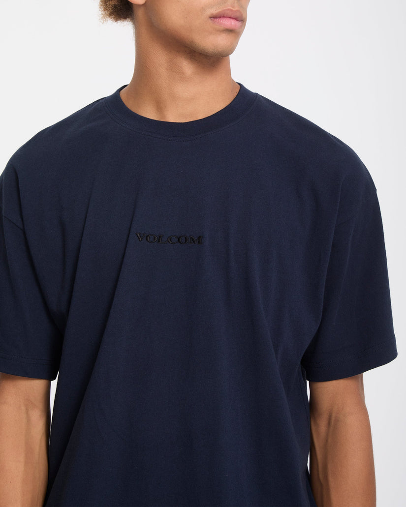 Volcom Mens Stone Short Sleeve T-Shirt - Marine