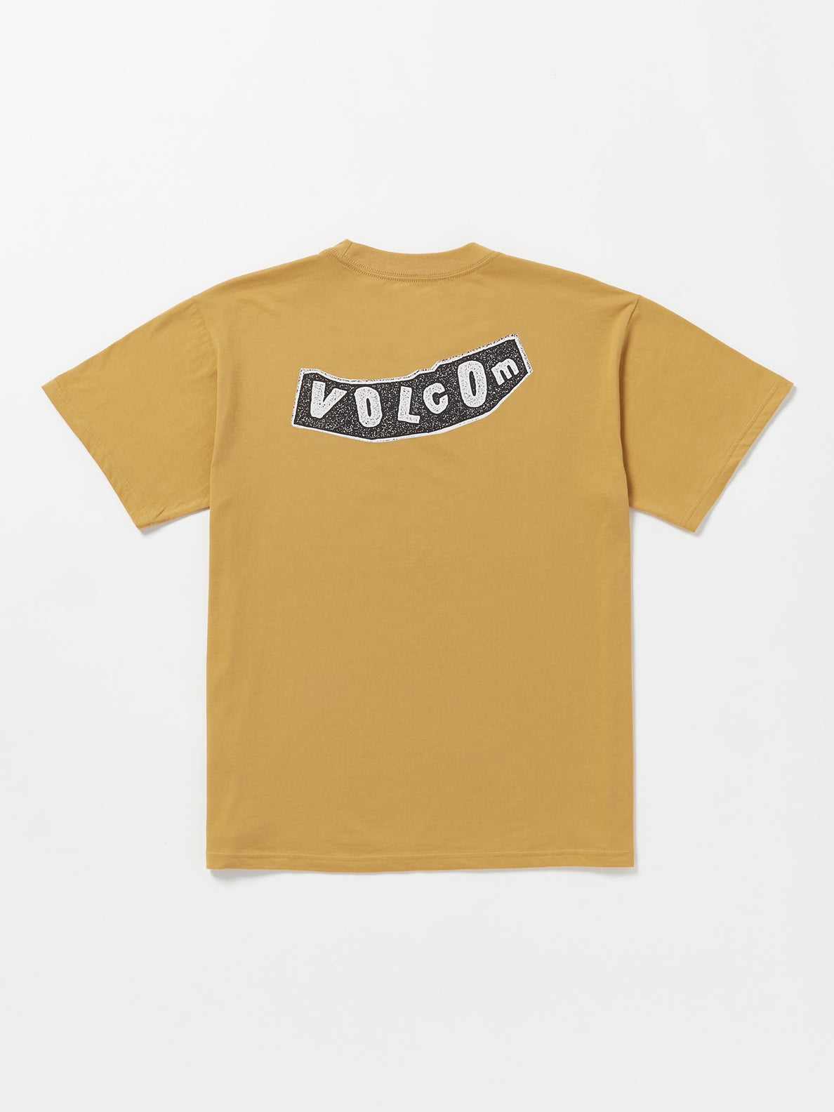 Volcom Skate Vitals Originator Mens T-Shirt - Mustard - ManGo Surfing