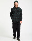 Volcom Mens Bowered Fleece Long Sleeve Overshirt - Scarab