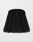 Volcom Mens Single Stone Lined Zip Hoodie - Heather Black