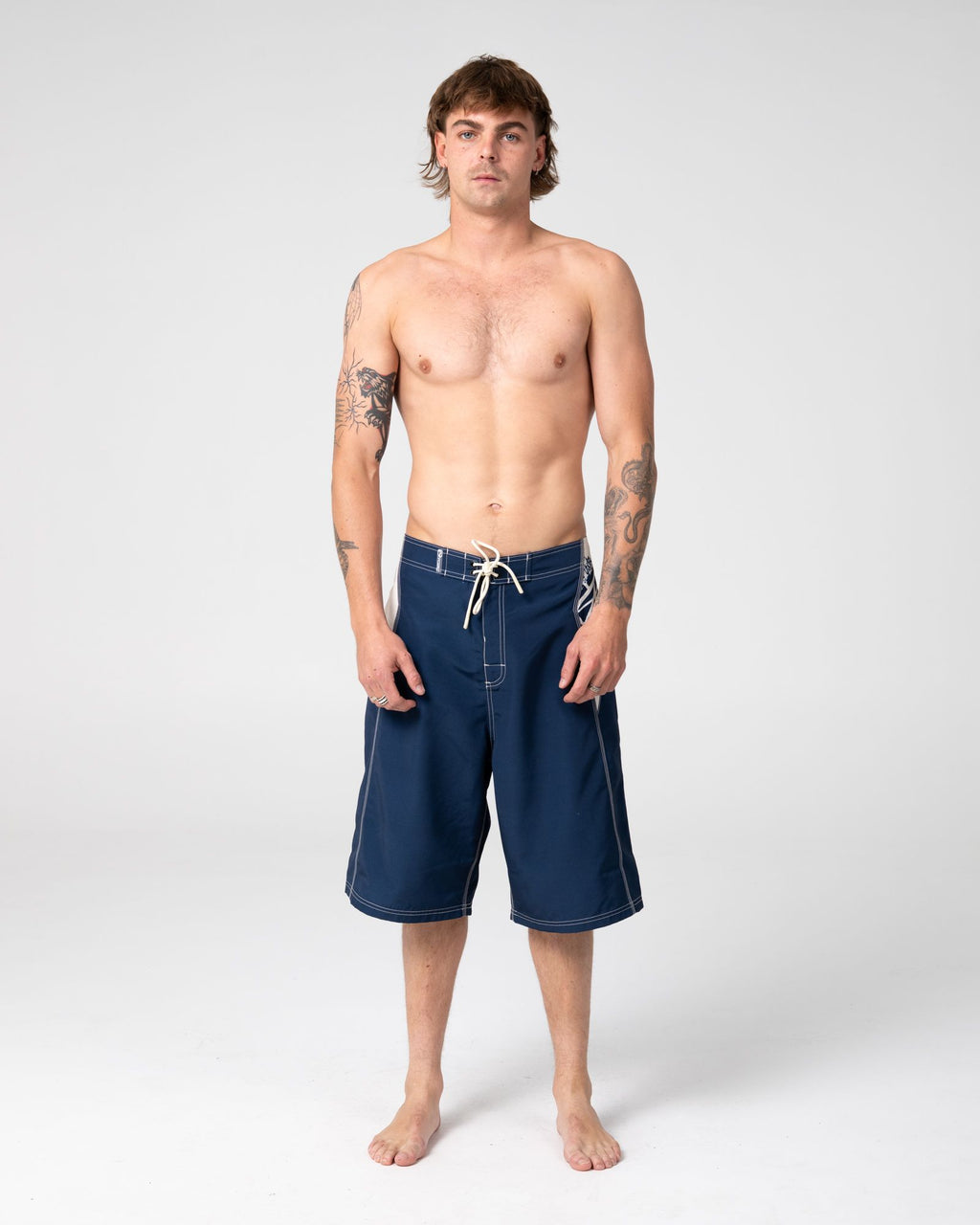 Rusty Mens Oxecutioner 25" Boardshorts - Navy Blue